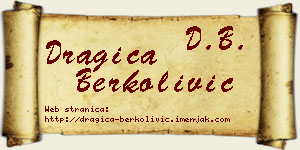 Dragica Berkolivić vizit kartica